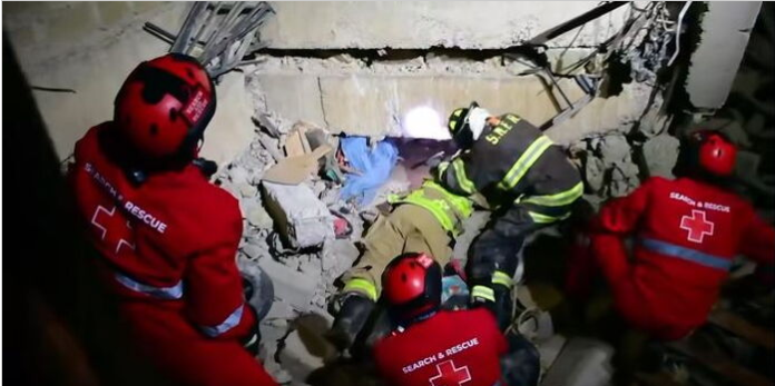 One person has been confirmed dead while several others sustained injuries after a six-storey building collapsed on Monday evening at Tom Mboya Estate in Kisumu City
